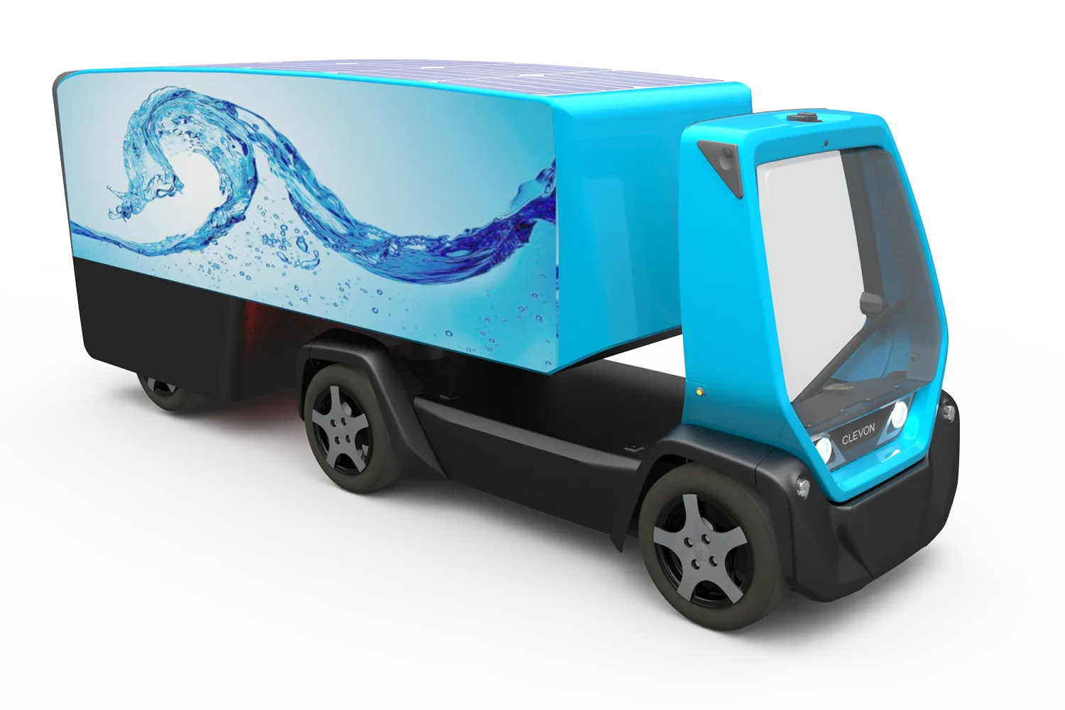 CLEVON 1 autonomous platform vehicle with trailer