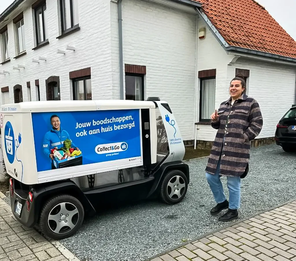 First private customer delivery in Belgium