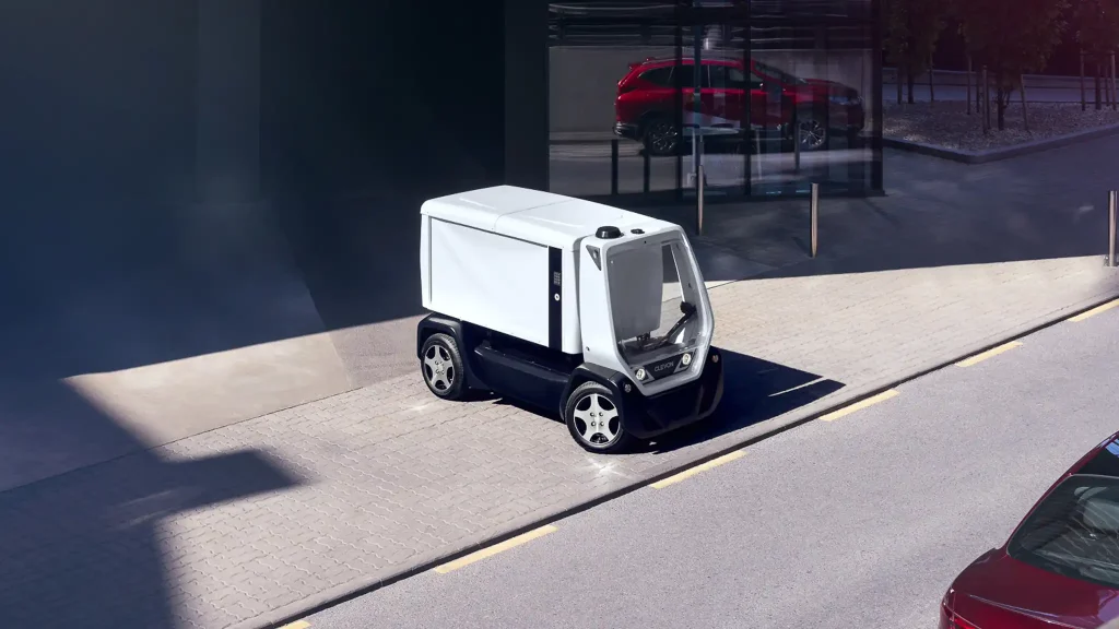 Autonomous robot carrier built as a multifunctional platform vehicle
